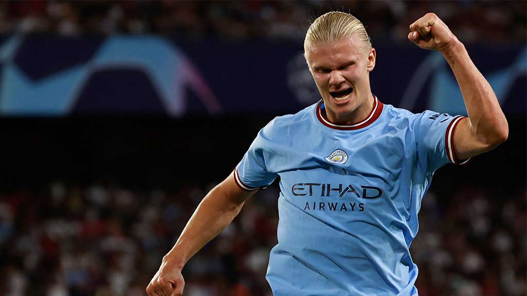 Erling Haaland y el insólito récord que ya registra en todas las competiciones con el Manchester City