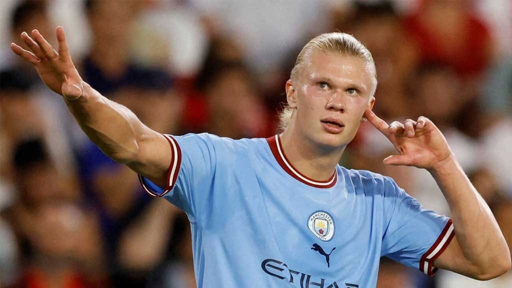 Erling Haaland llegó a 200 goles en su carrera tras el doblete al Brighton