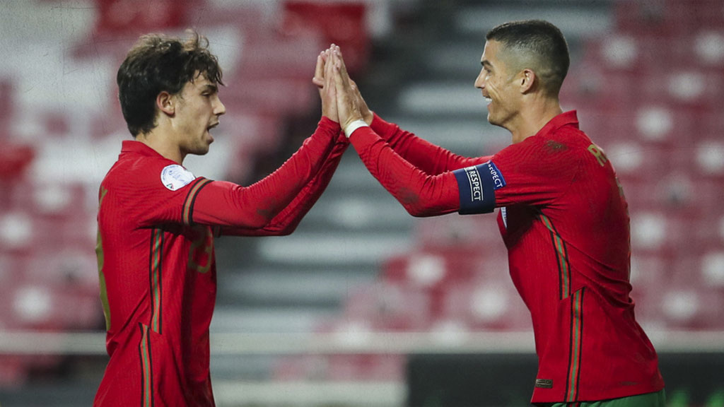 João Félix y Cristiano Ronaldo, el cambio generacional en la Selección de Portugal