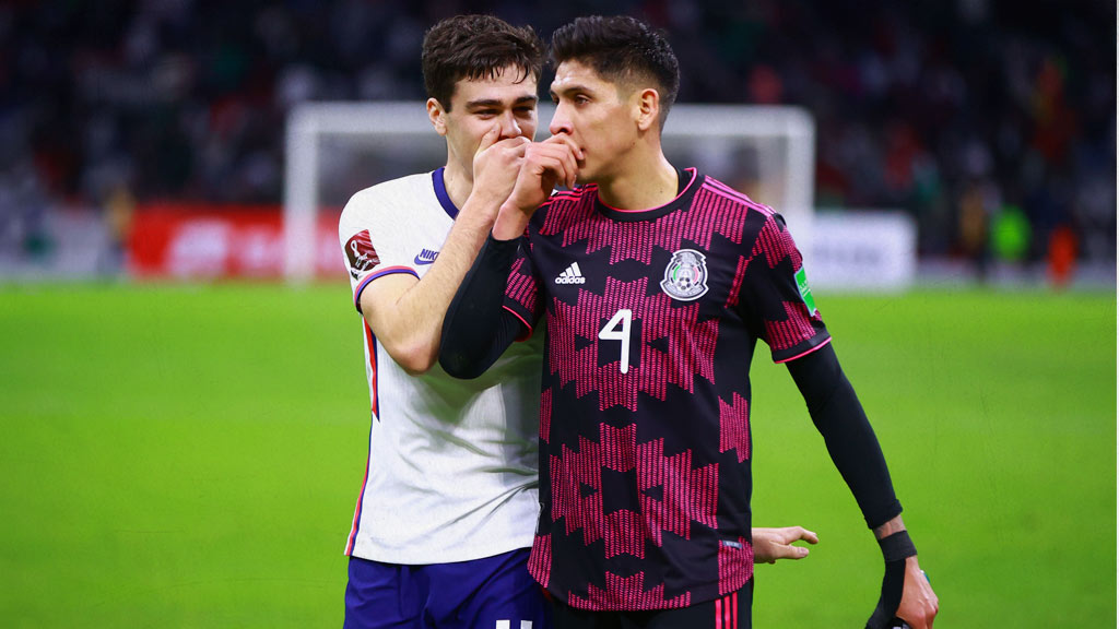 Giovanni Reyna en un partido vs México; el talentoso jugador pudo representar a Inglaterra