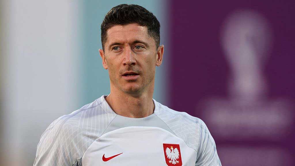 Mundial Qatar 2022: La ‘mala’ racha de Lewandowski en los mundiales continua