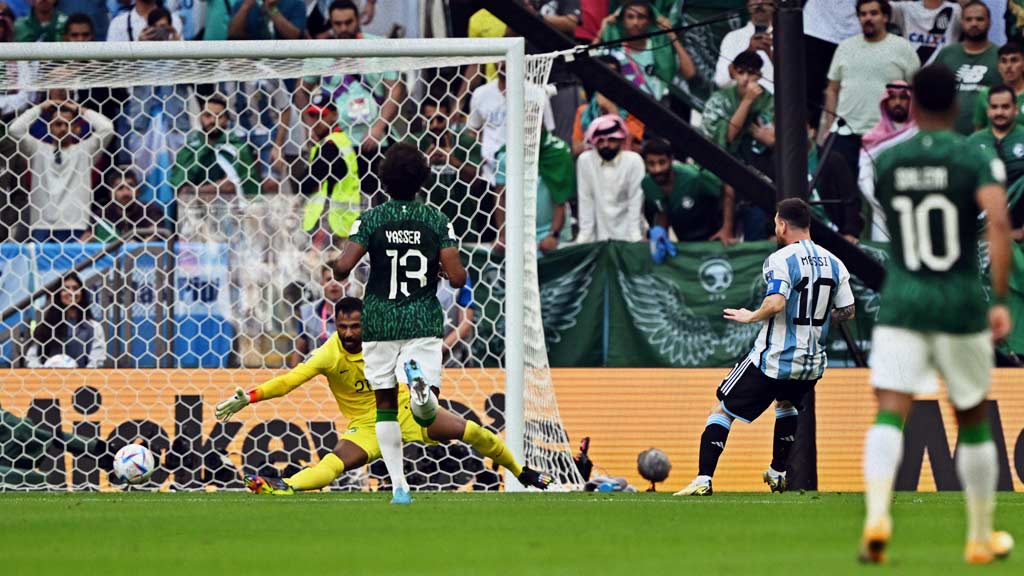 Lionel Messi, con su gol ante Arabia Saudita, sigue creciendo sus estadísticas goleadores con Argentina