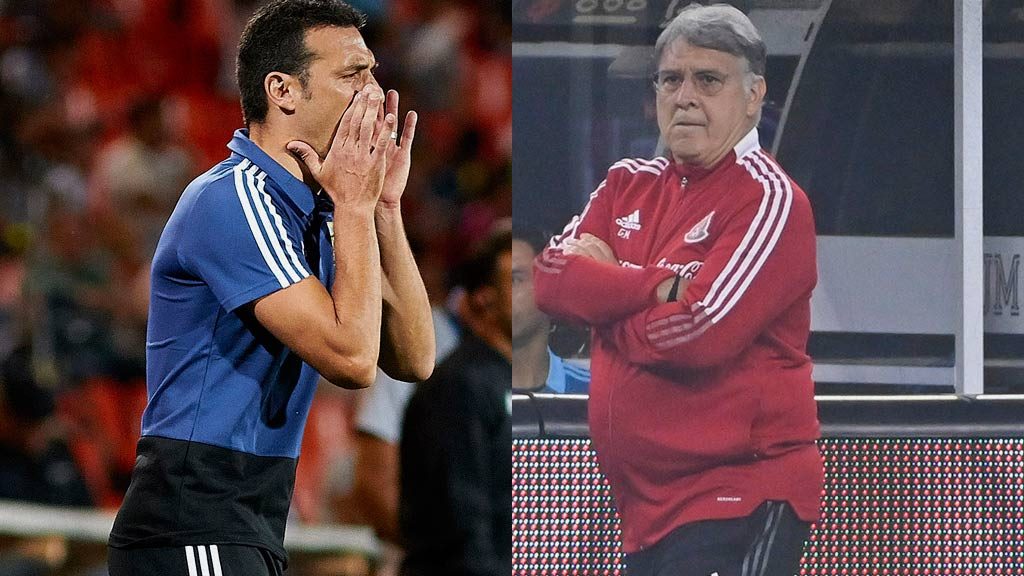 Lionel Scaloni y Gerardo Martino, de compañeros a rivales en el Argentina vs México
