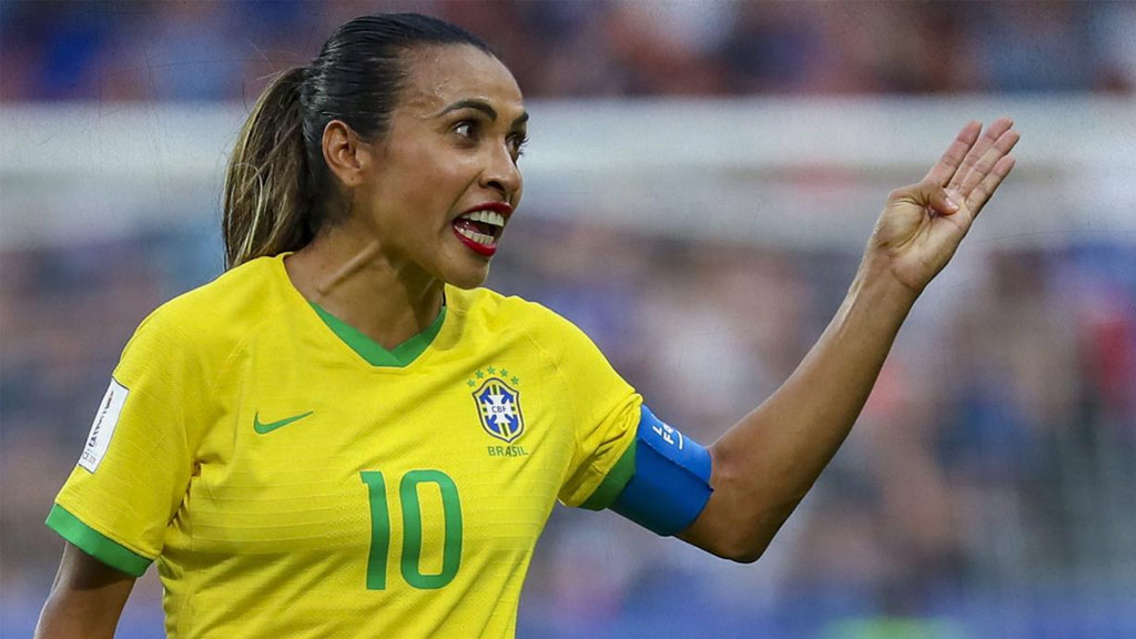 Marta, la primer futbolista en llegar a cinco goles en distintas Copas del Mundo