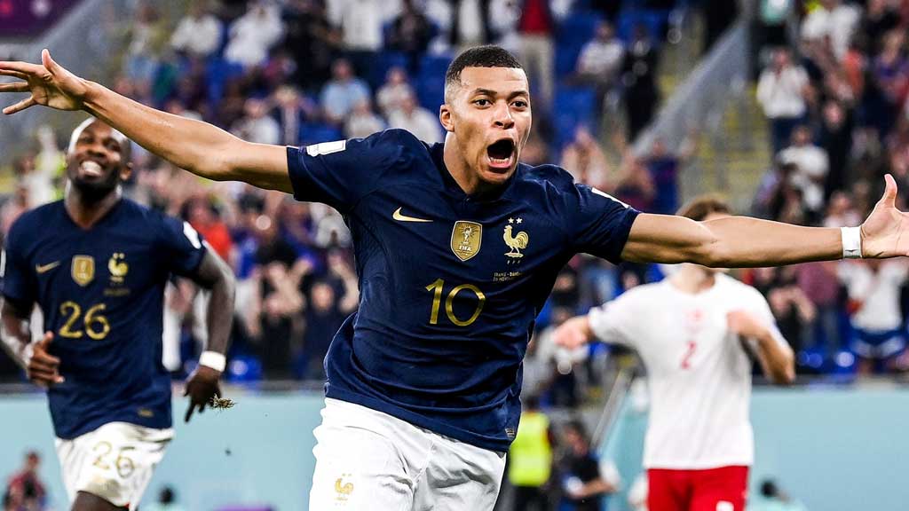 Kylian Mbappé y todos los récord que consiguió tras los goles a Dinamarca en el Mundial Qatar 2022