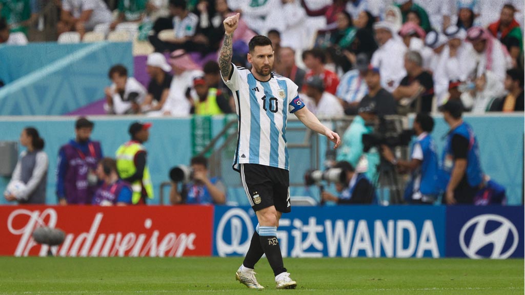 Lionel Messi llega a Qatar 2022 como el tercer argentino mejor valuado del mercado