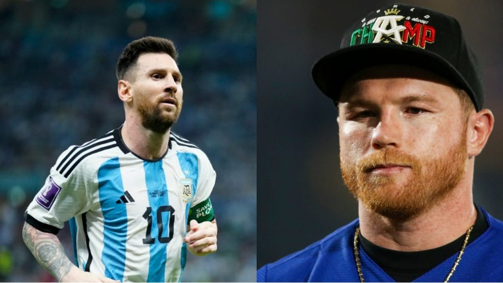 Canelo Álvarez ‘amenaza’ a Messi por vídeo y de paso también a Faitelson