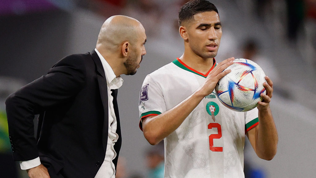 Achraf Hakimi es figura actual en la Selección de Marruecos, pero en su momento se probó con España