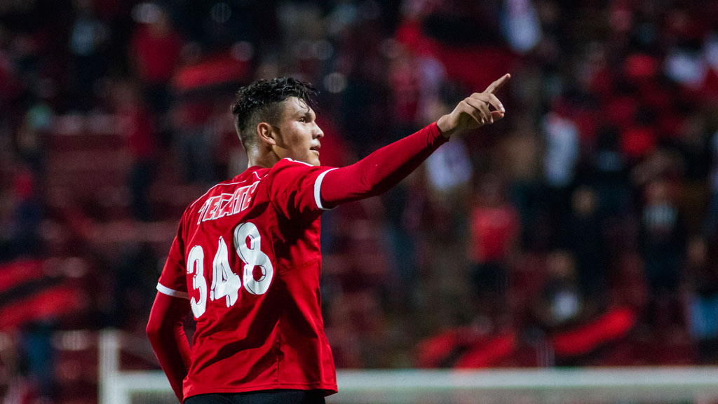 Brandon Vázquez con Tijuana durante los inicios de su carrera