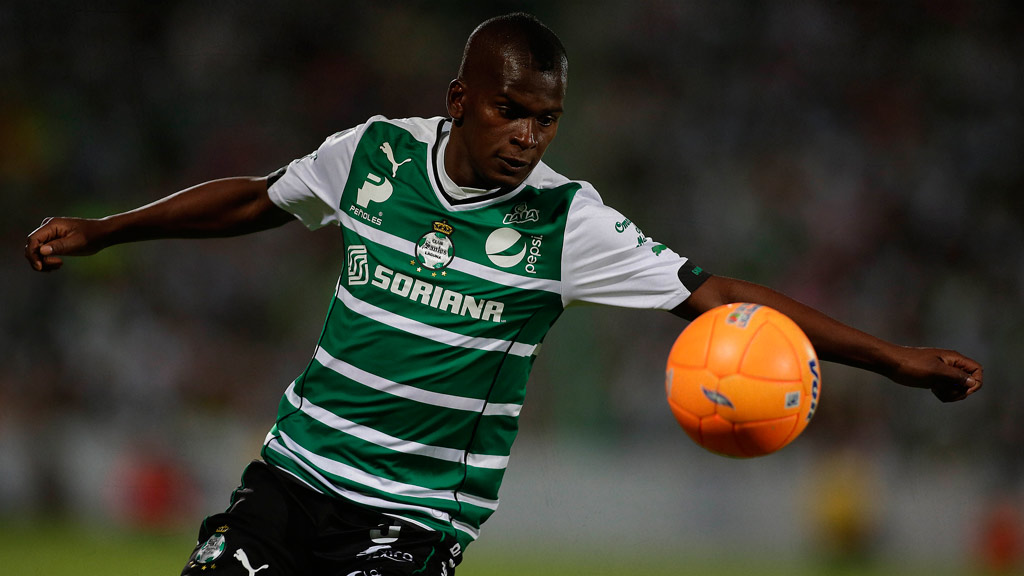 Darwin Quintero en su paso por Santos Laguna en la Liga MX