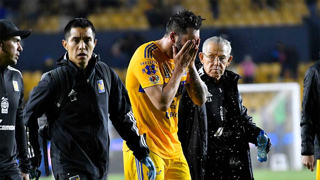 ¿Cuál es el estado de salud de Gignac tras el partido ante Santos de la Copa SKY? 0