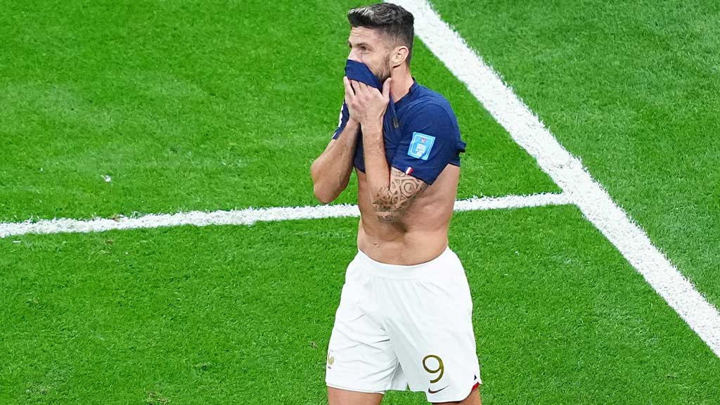 En Francia recuperan jugadores, pero Oliver Giroud es duda para la final ante Argentina