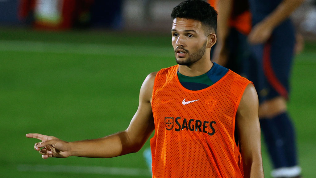 Gonçalo Ramos, delantero del Benfica y Portugal que tomó el lugar de Cristiano Ronaldo