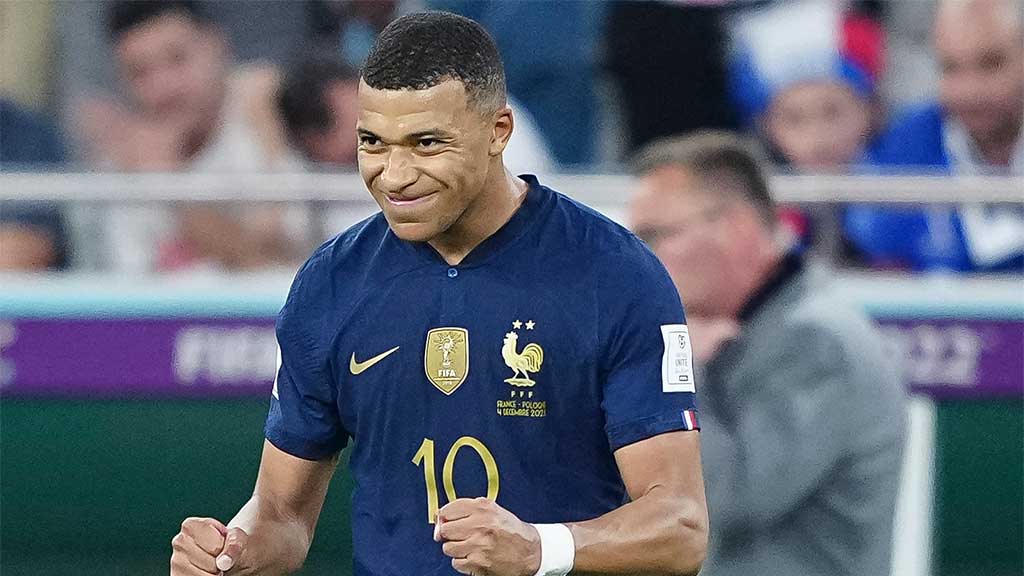 Kylian Mbappé batiendo récords en el Mundial Qatar 2022; el jugador más jóven en llegar a 9 goles