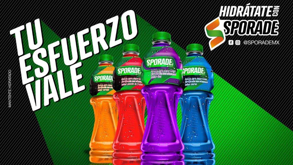 Sporade es la bebida que rehidrata y saca tu lado deportista