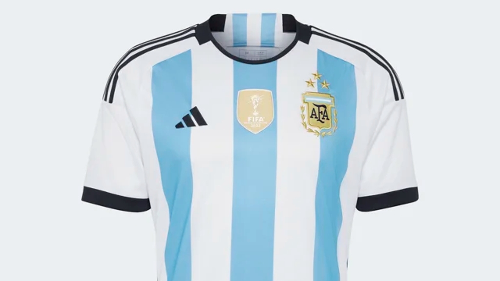 Así es la nueva camiseta de Argentina, edición especial de Campeones del Mundo 2022 1