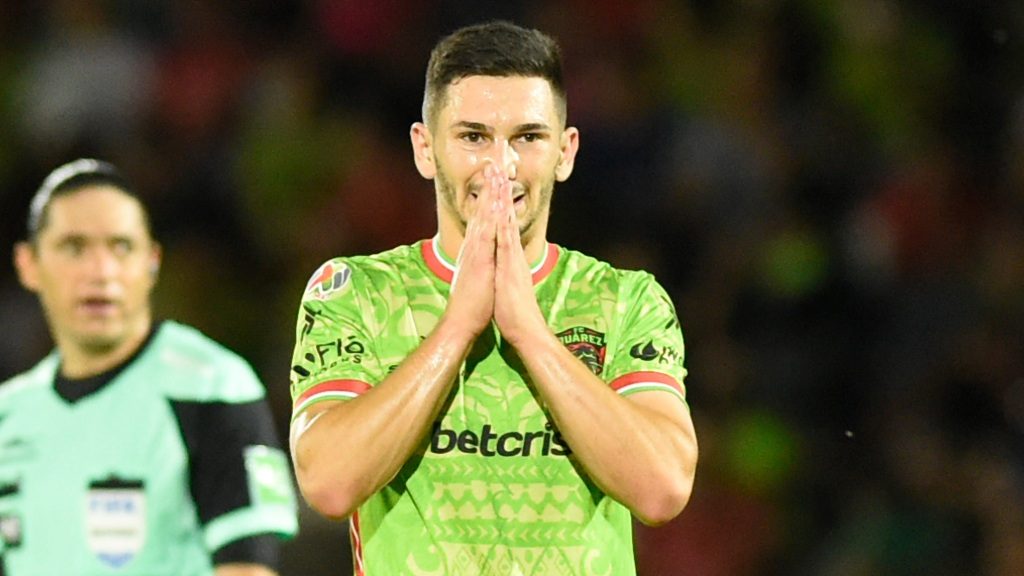 Maximiliano Silvera; fue goleador en Uruguay, pero nunca pudo anotar con Juárez