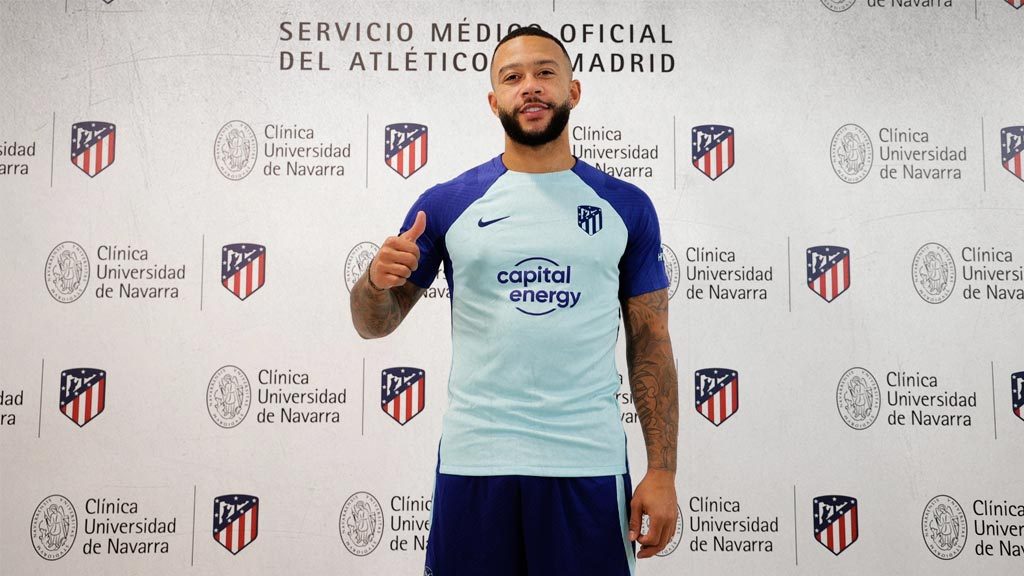 Memphis Depay se une a delanteros que Barcelona manda al Atlético de Madrid