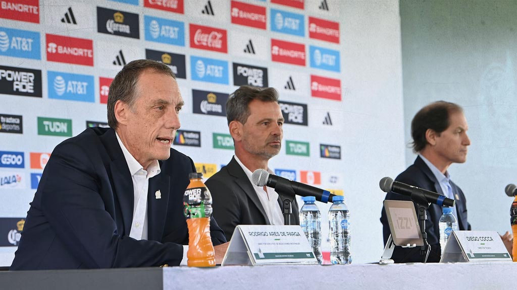 Diego Cocca en su presentación oficial como técnico de la Selección Mexicana