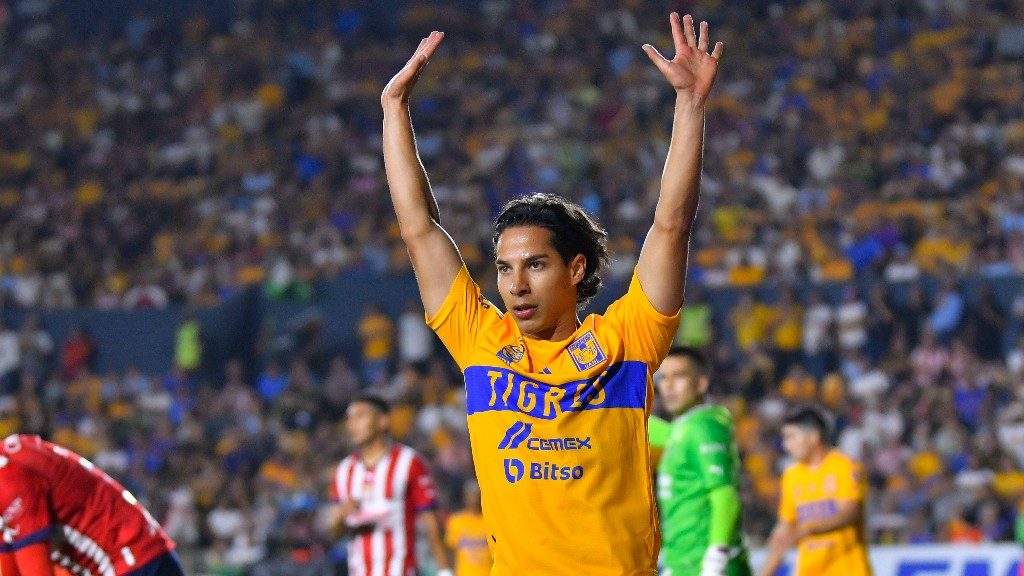 Tigres: Diego Lainez todavía no se afianza como titular en Liga MX