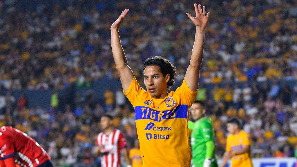 Tigres: Diego Lainez todavía no se afianza como titular en Liga MX