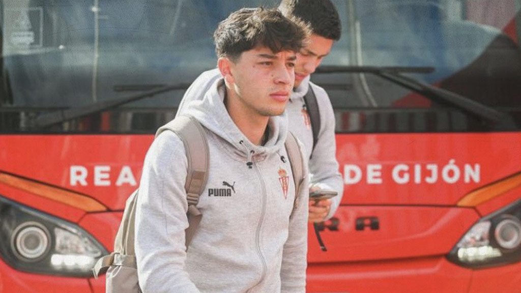 Jordan Carrillo, otro talento mexicano en España con el Sporting de Gijón