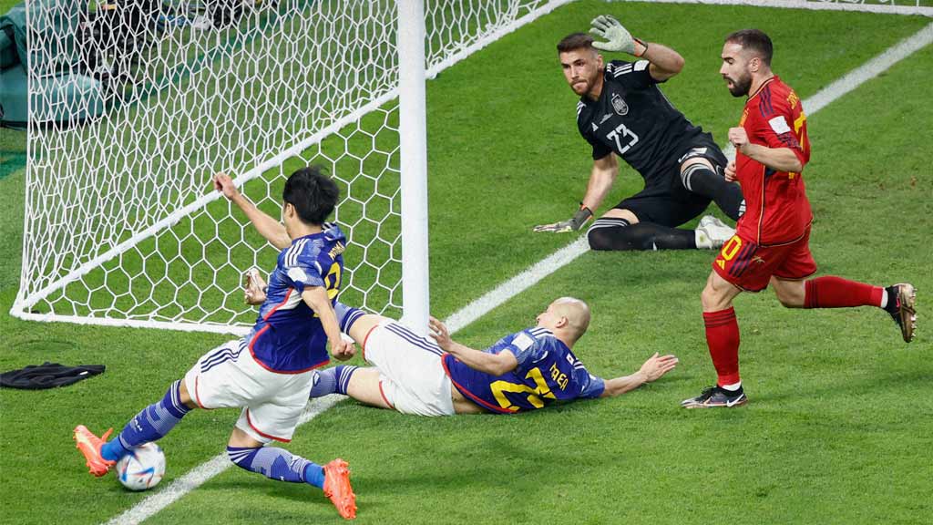 La inolvidable jugada en la línea de Mitoma en Qatar 2022 vs España