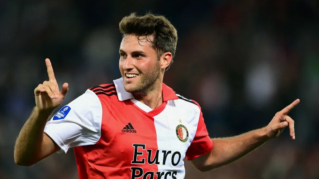 Santiago Giménez del Feyenoord, entre los delanteros más valiosos de la Eredivisie