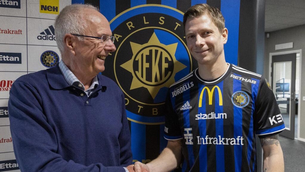 Sven-Göran Eriksson ha tenido que dejar su cargo en el Karlstad Fotboll por un tema de salud