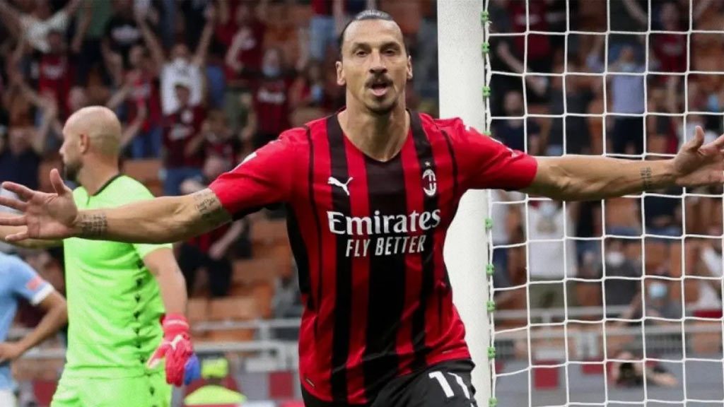 Zlatan Ibrahimovic regresa con AC Milan nueve meses y medio después