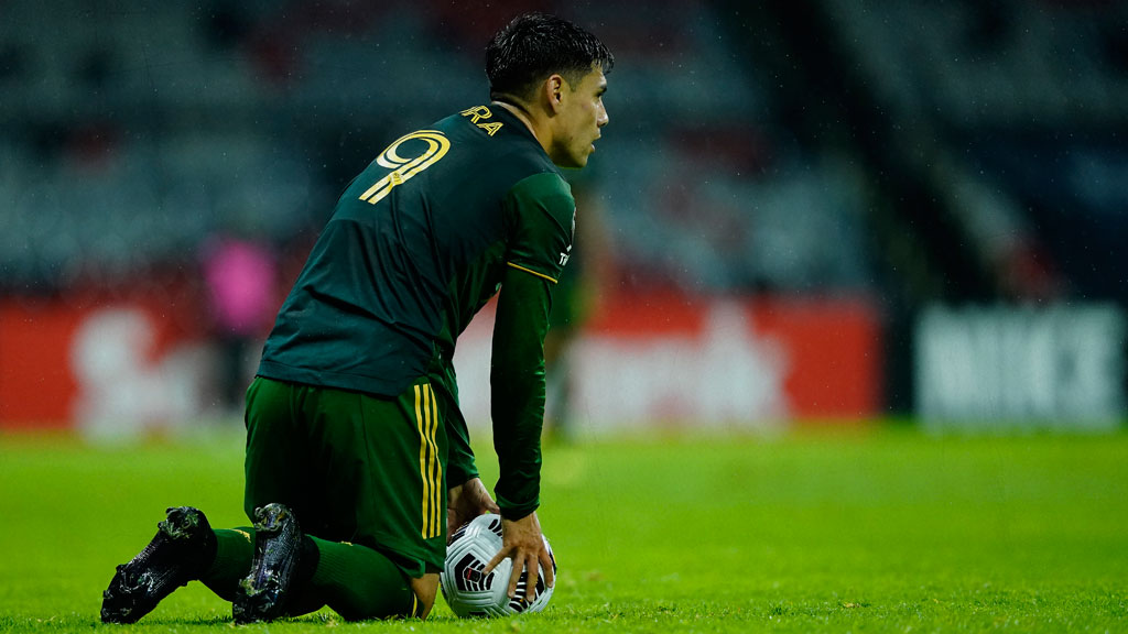 Felipe Mora en su paso con Portland Timbers