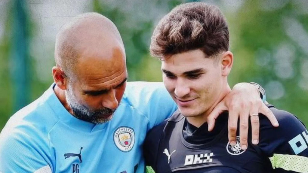 Julián Álvarez, en el Manchester City hasta 2028