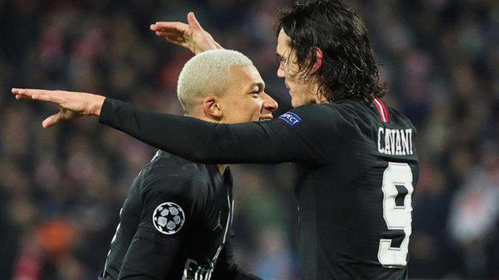 Kylian Mbappé superó a Edinson Cavani