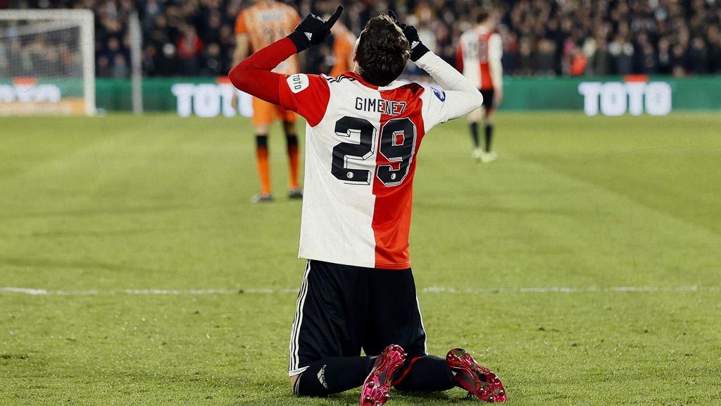 Santiago Giménez anota en Feyenoord vs Shakhtar; pelea título de goleo en Europa League