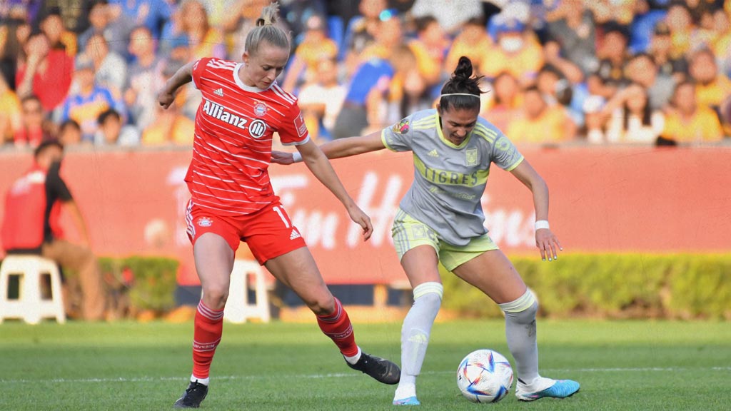 Tigres y Bayern Munich ya tuvieron un duelo en el Estadio Universitario dentro de la rama femenil