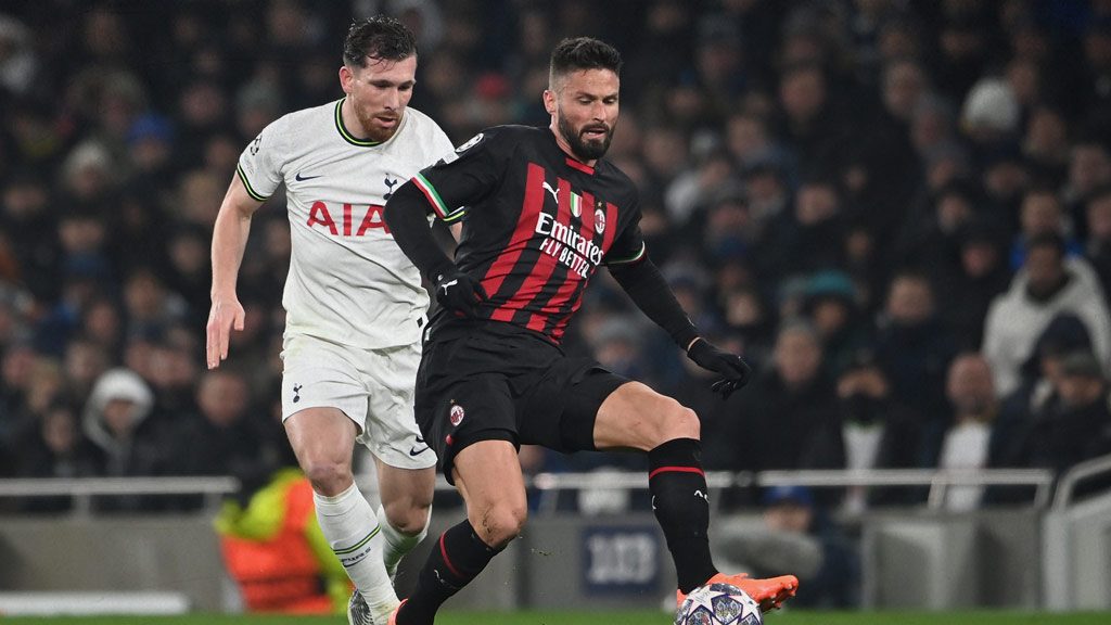 Tottenham (0)0-0(1) Milan: Resumen en video y goles del partido de vuelta de octavos de Champions League 22-23