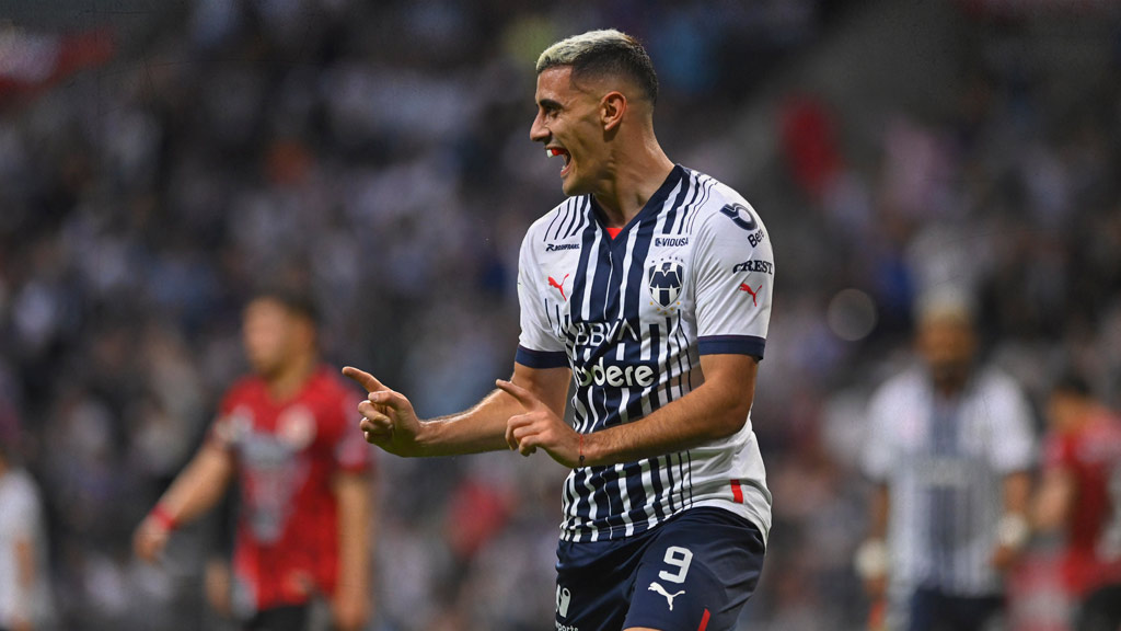 Germán Berterame, delantero de Monterrey, fue buscado por el América