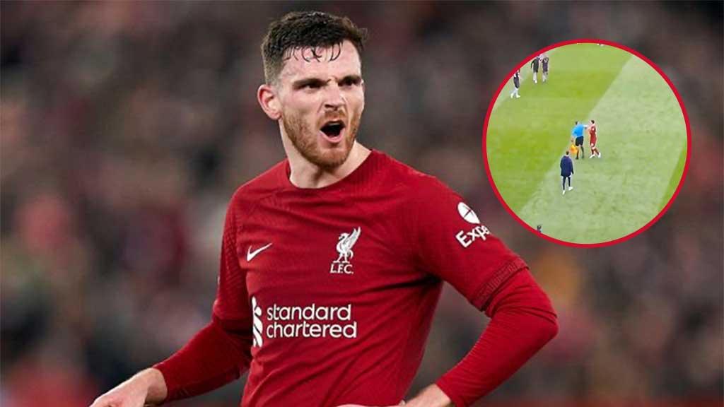 ¡Polémica en Inglaterra! árbitro asistente golpea a jugador del Liverpool