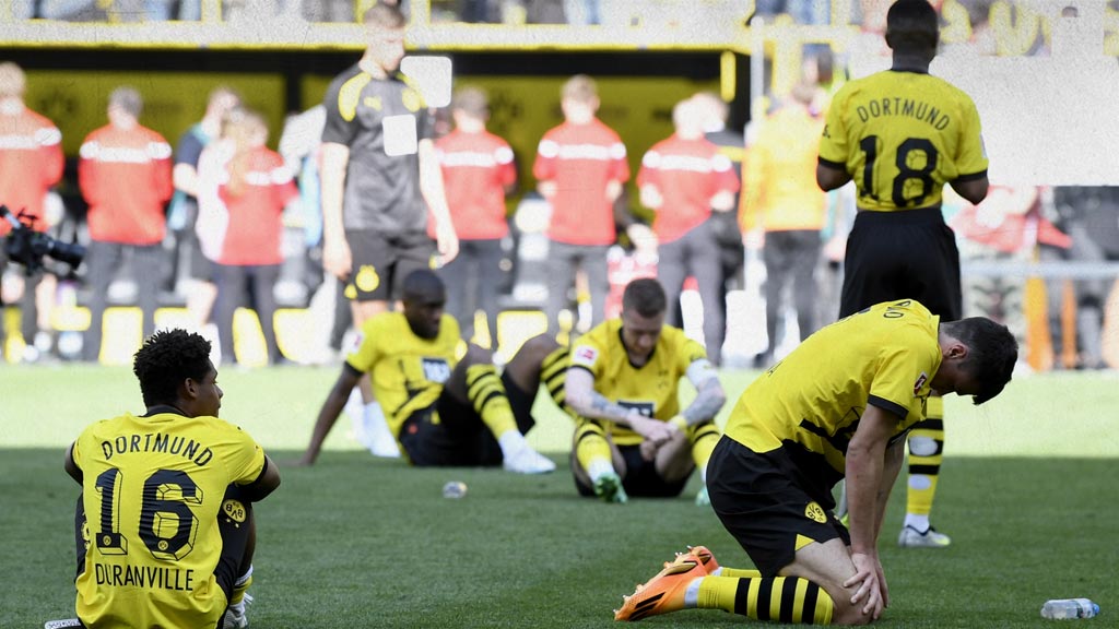 El cuadro del Borussia Dortmund se volvió a quedar en la orilla en busca del título en Bundesliga