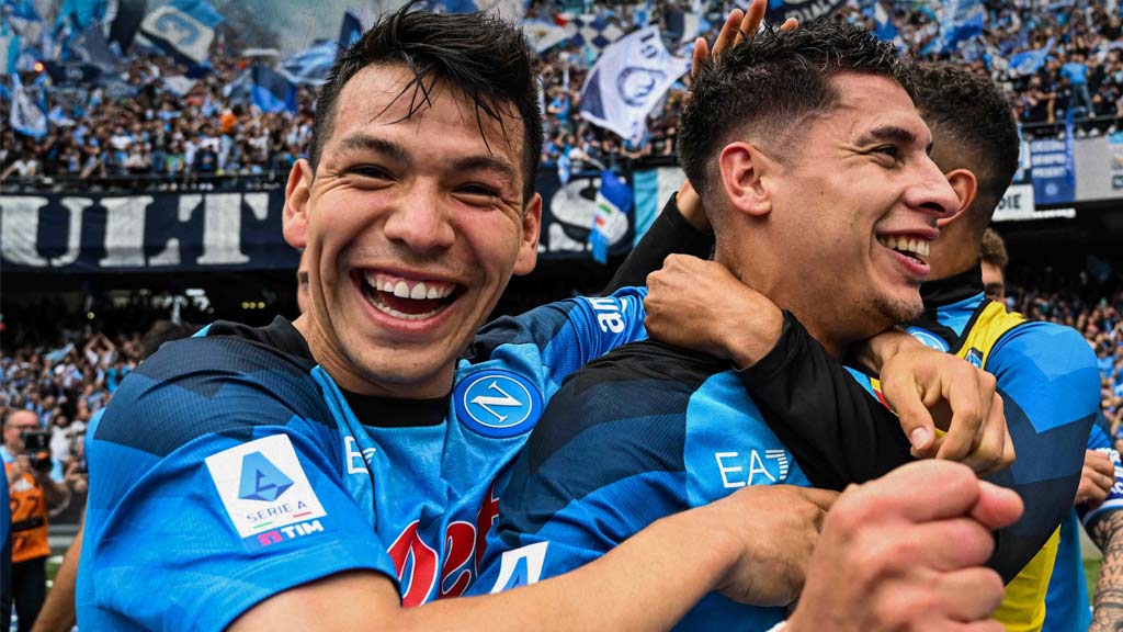 Chucky Lozano, primer mexicano en ganar una Serie A; lo hace con Napoli