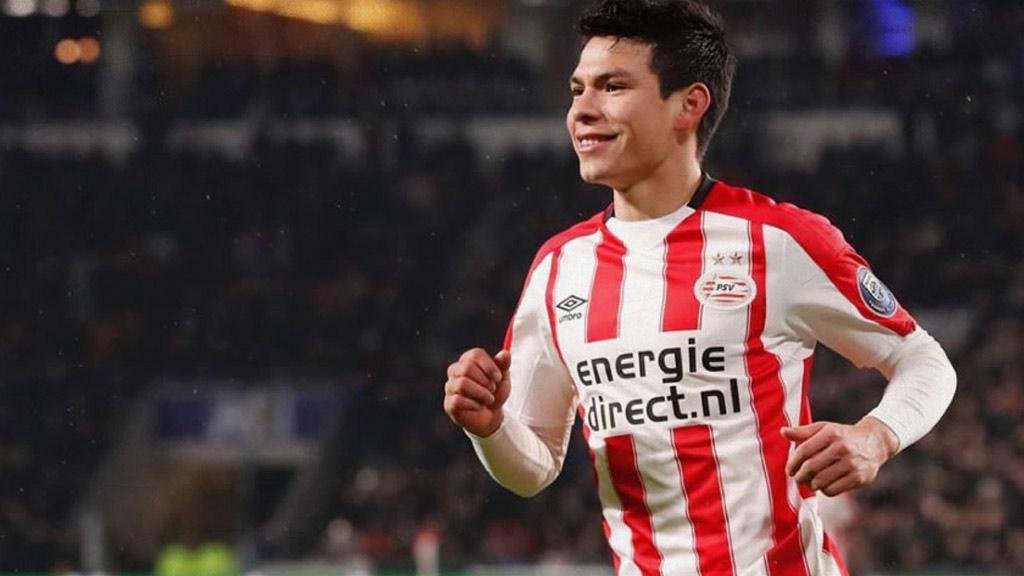 Chucky Lozano en su paso por el PSV Eindhoven