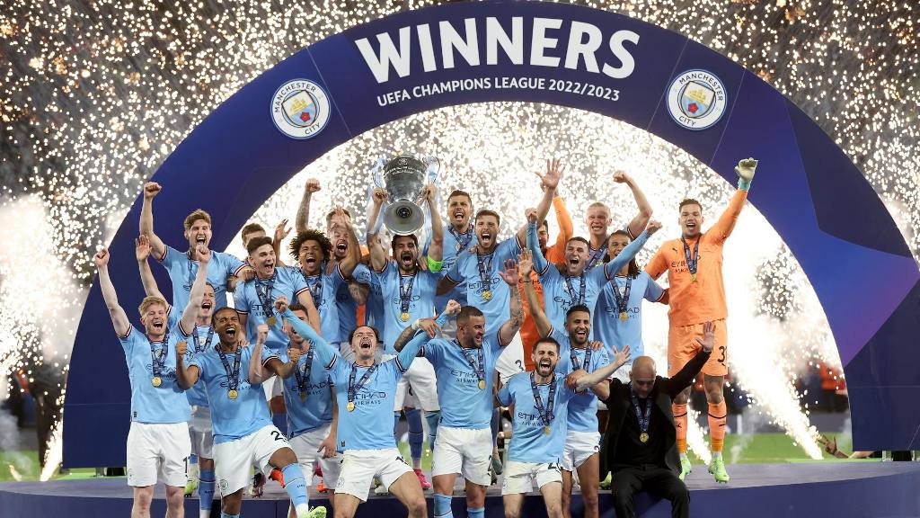 Manchester City gastó 2 mil MDD para ganar su primera Champions
