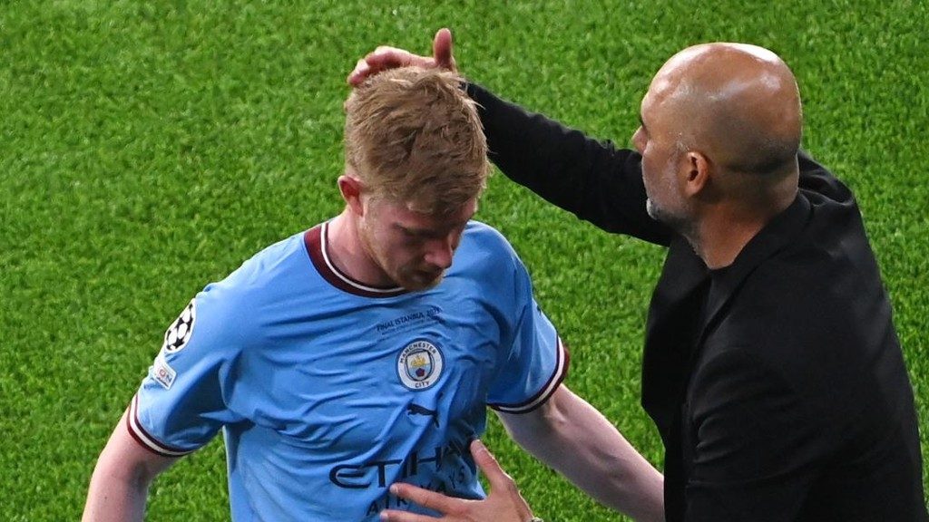 Kevin de Bruyne y su mala fortuna en finales de Champions League