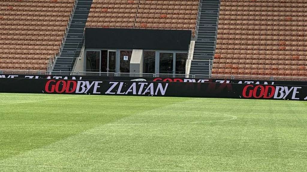 Con la leyenda de 'Godbye Zlatan' el AC Milan prepara el adiós de Ibrahimovic