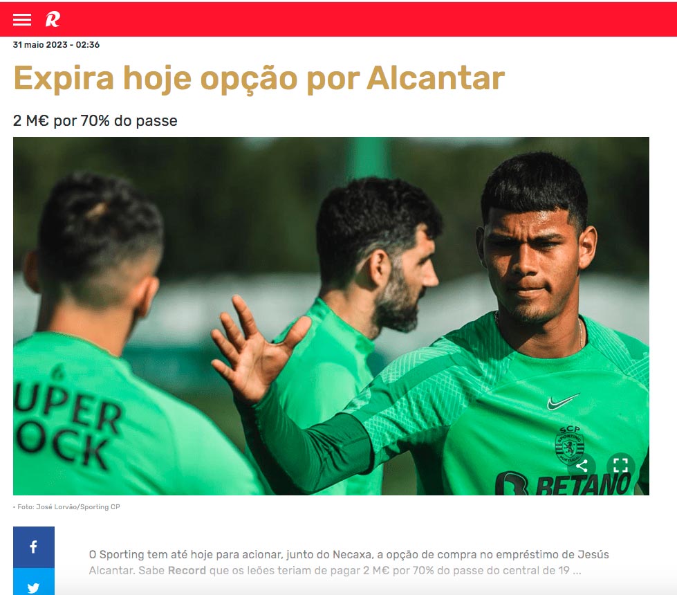Jesús Alcantar quedó fuera del Sporting de Lisboa tras estar cedido en el equipo portugués. En Necaxa ya lo esperan