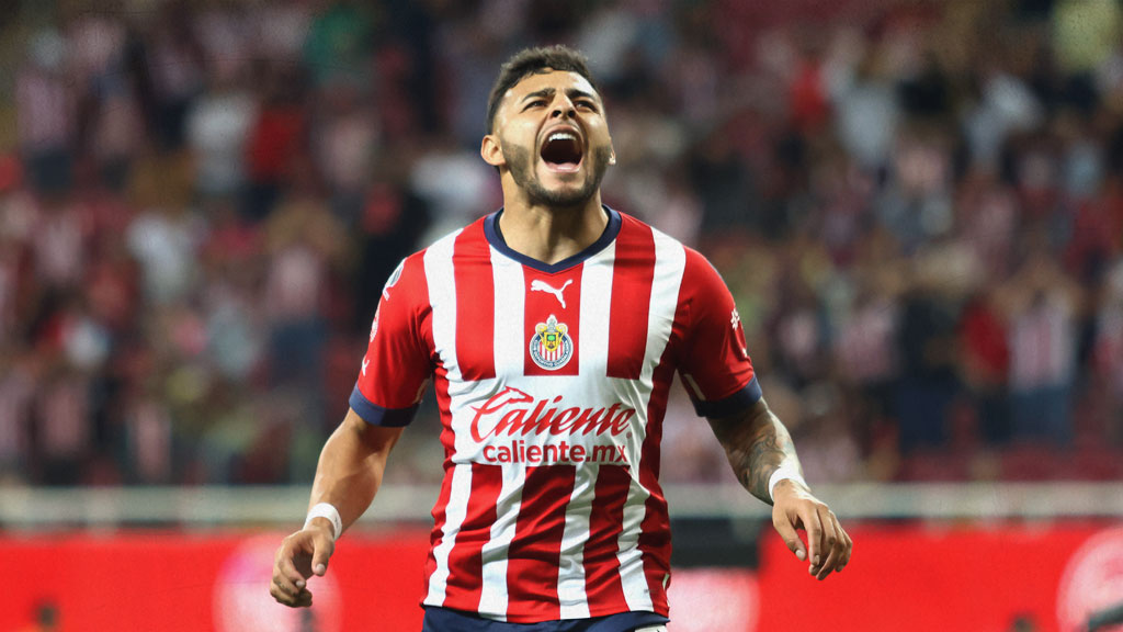 Actualmente Alexis Vega es figura de la Liga MX con Chivas de Guadalajara