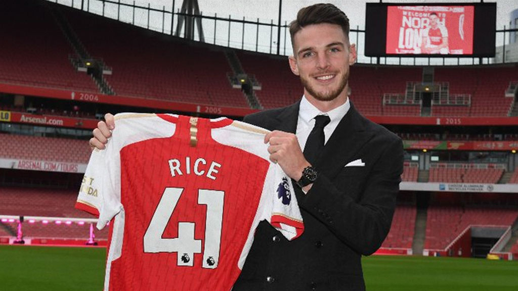Declan Rice, la millonaria adquisición del Arsenal