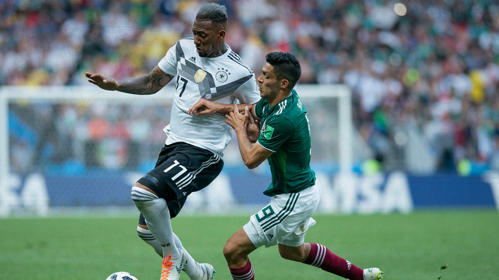 La Selección Mexicana durante el enfrentamiento vs Alemania en la Copa del Mundo de Rusia 2018