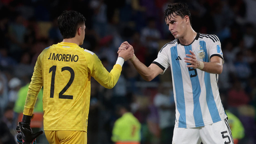 Federico Redondo con la Selección de Argentina Sub-20