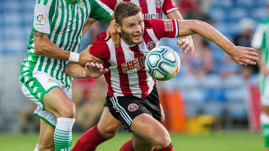 Billy Sharp durante un partido con el Sheffield United